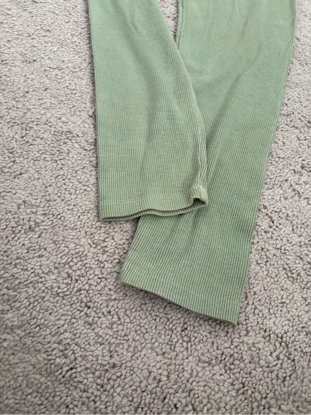 Groceries Ribbed Soft Legging In Carrot Tops Large - Picture 4 of 14
